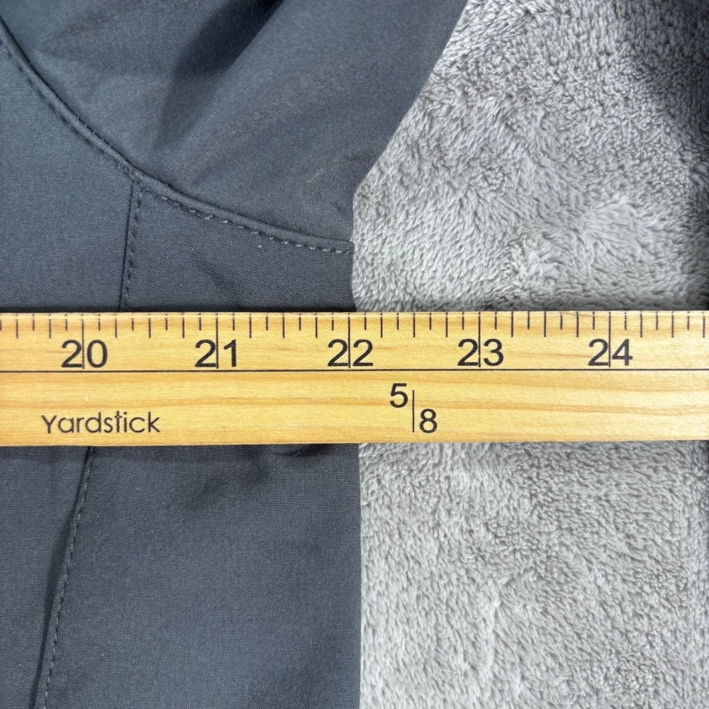 Eddie Bauer Softshell Jacket Mens‎ Medium Black Excellent Fleece Lined Full Zip